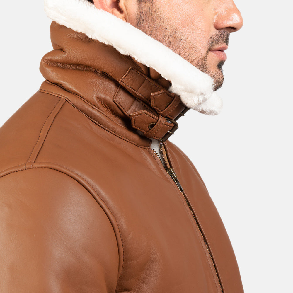 
Francis B-3 Nero Bomber in Pelle da Uomo – alternate product view 6