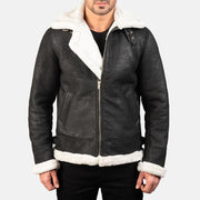 
Francis B-3 Nero Bomber in Pelle da Uomo – alternate product view 1