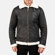 
Francis B-3 Nero Bomber in Pelle da Uomo – alternate product view 4