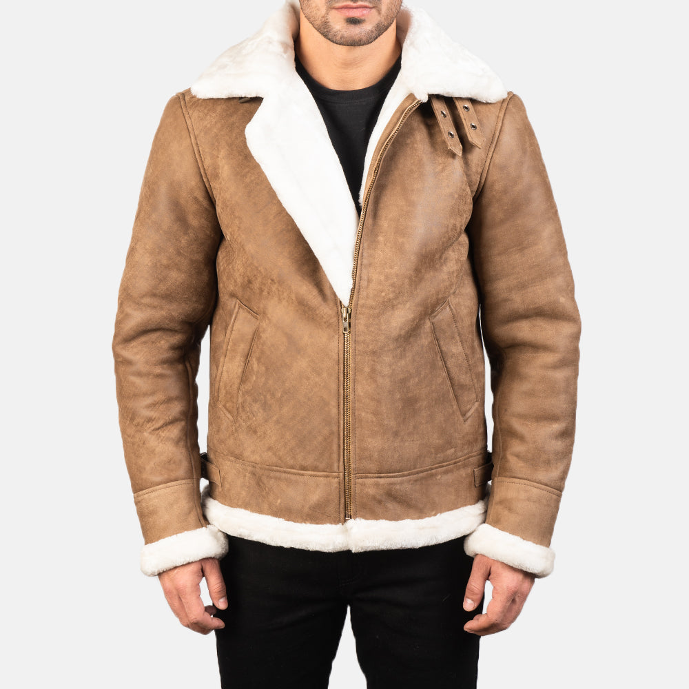 
Francis B-3 Nero Bomber in Pelle da Uomo – alternate product view 1