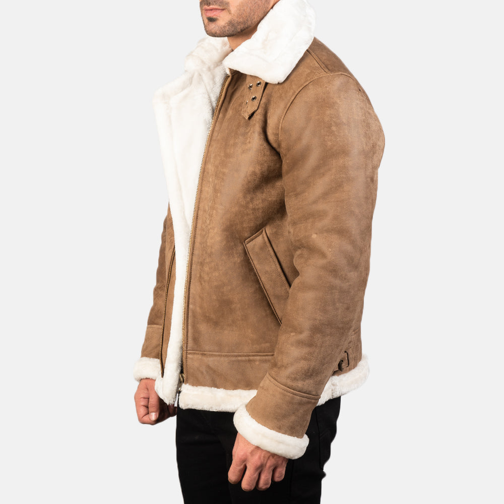 
Francis B-3 Nero Bomber in Pelle da Uomo – alternate product view 2