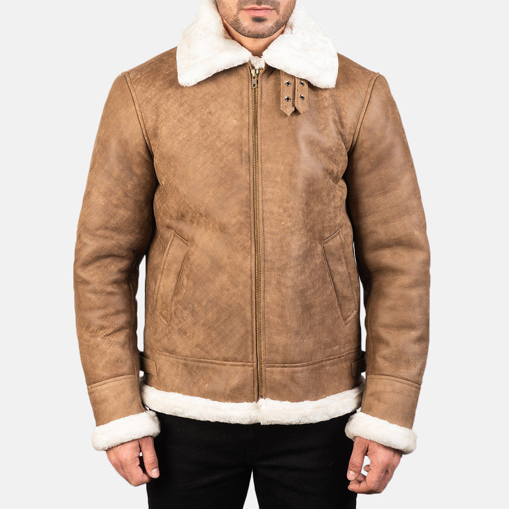 
Francis B-3 Nero Bomber in Pelle da Uomo – alternate product view 4