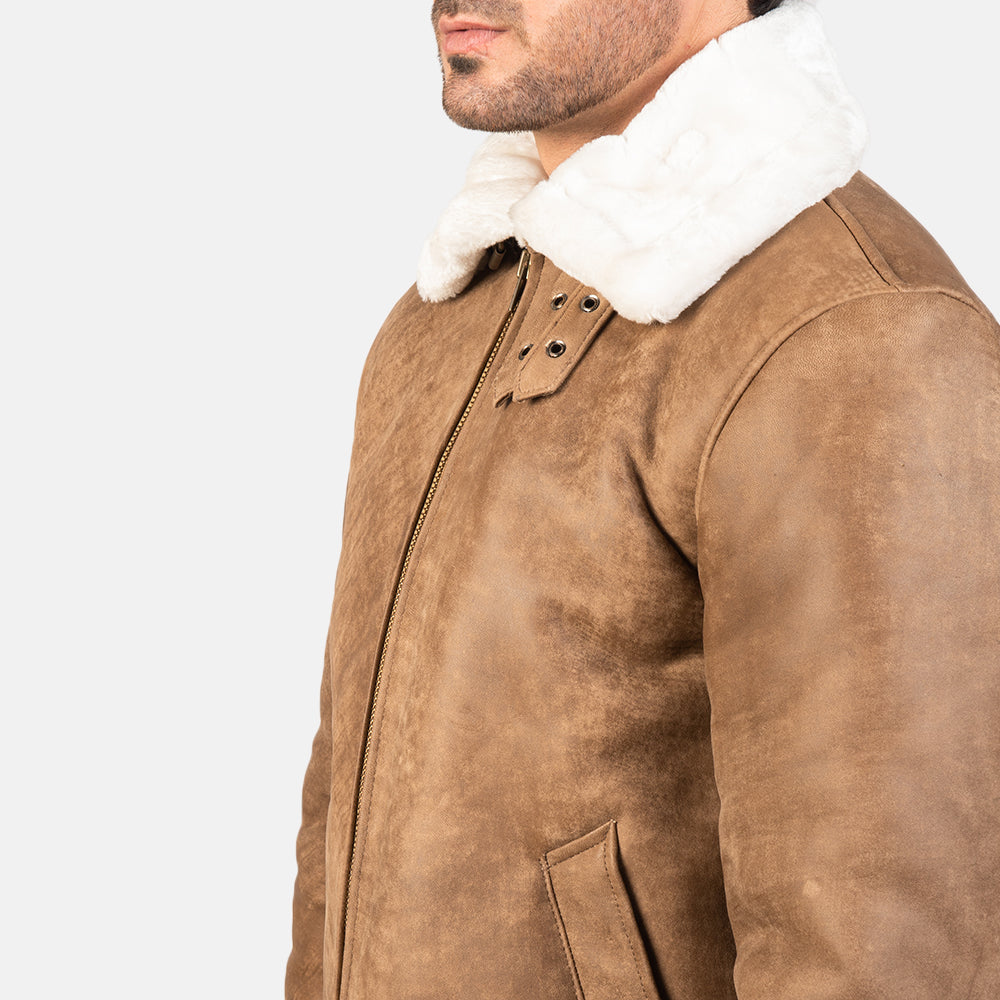 
Francis B-3 Nero Bomber in Pelle da Uomo – alternate product view 6