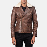 Furton Giacca Biker in Pelle da Uomo – Vista prodotto alternativa 3