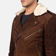Furton Giacca Biker in Pelle da Uomo – Vista prodotto alternativa 6
