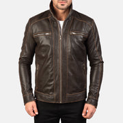 
Hudson Giacca Biker in Pelle da Uomo – alternate product view 4