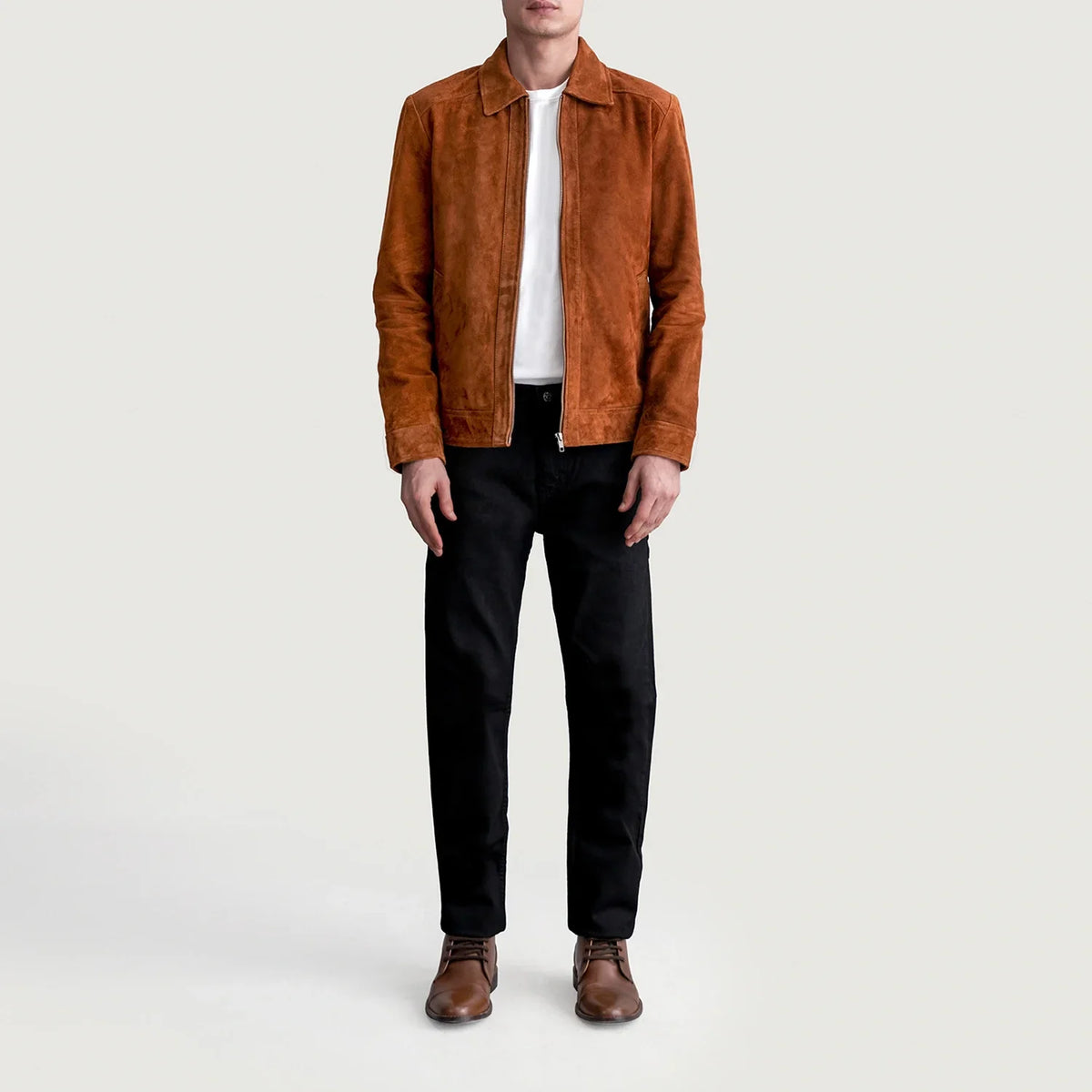 Inferno Leather Brown Jacket – Vista prodotto alternativa 4
