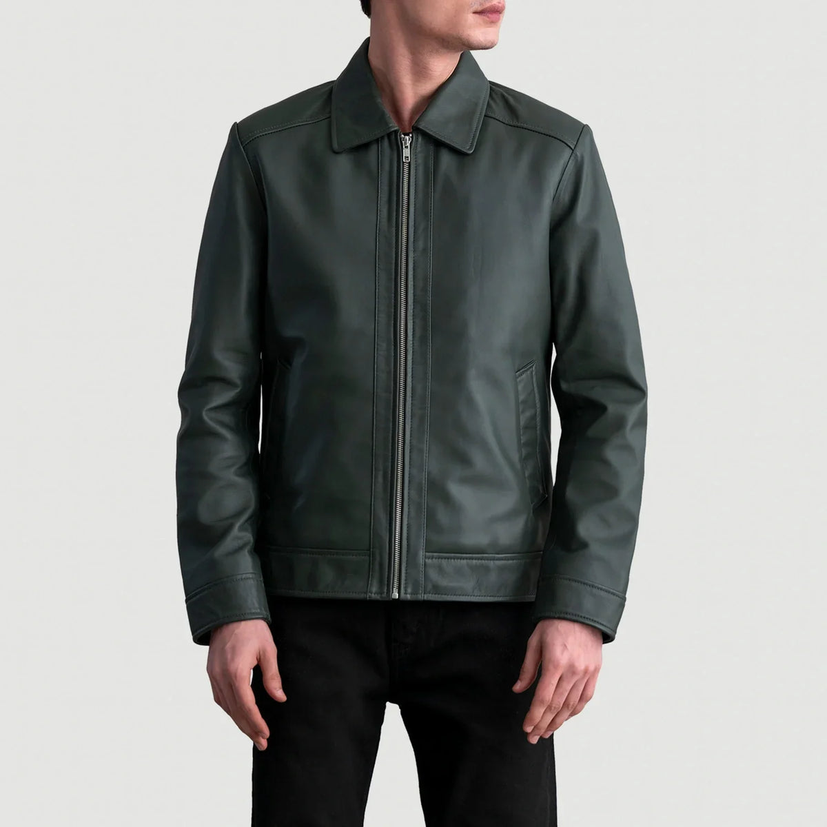 Inferno Leather Brown Jacket – Vista prodotto alternativa 3