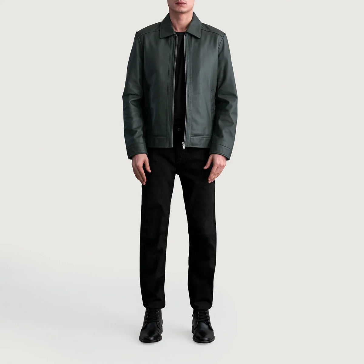 Inferno Leather Brown Jacket – Vista prodotto alternativa 4