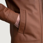 Inferno Leather Brown Jacket – Vista prodotto alternativa 5