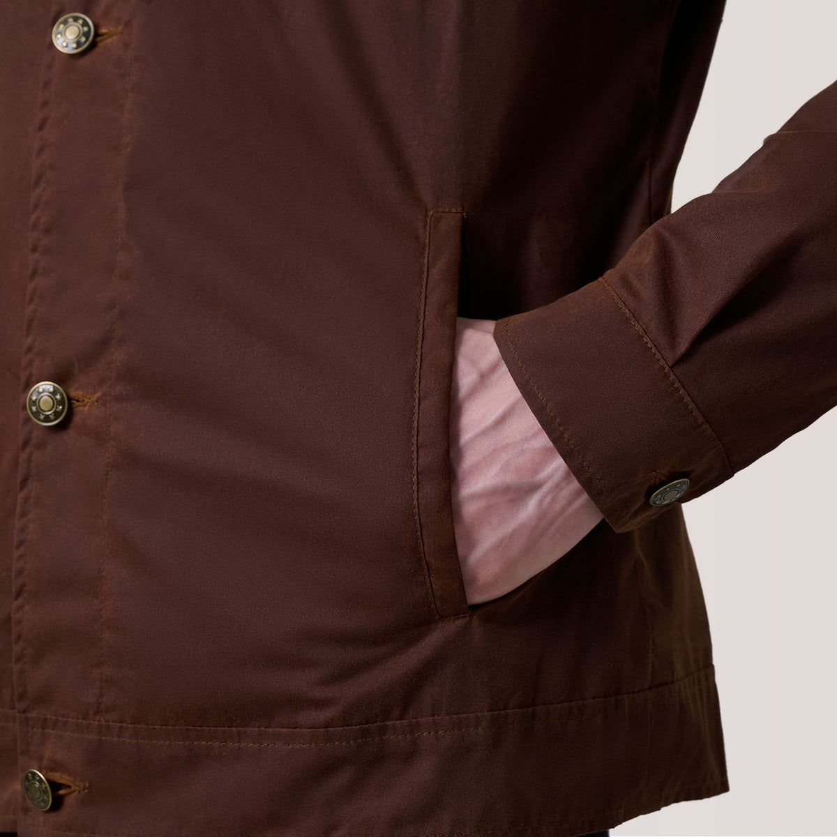 
Vista interna Showing Flannel & Due tasche interne funzionali