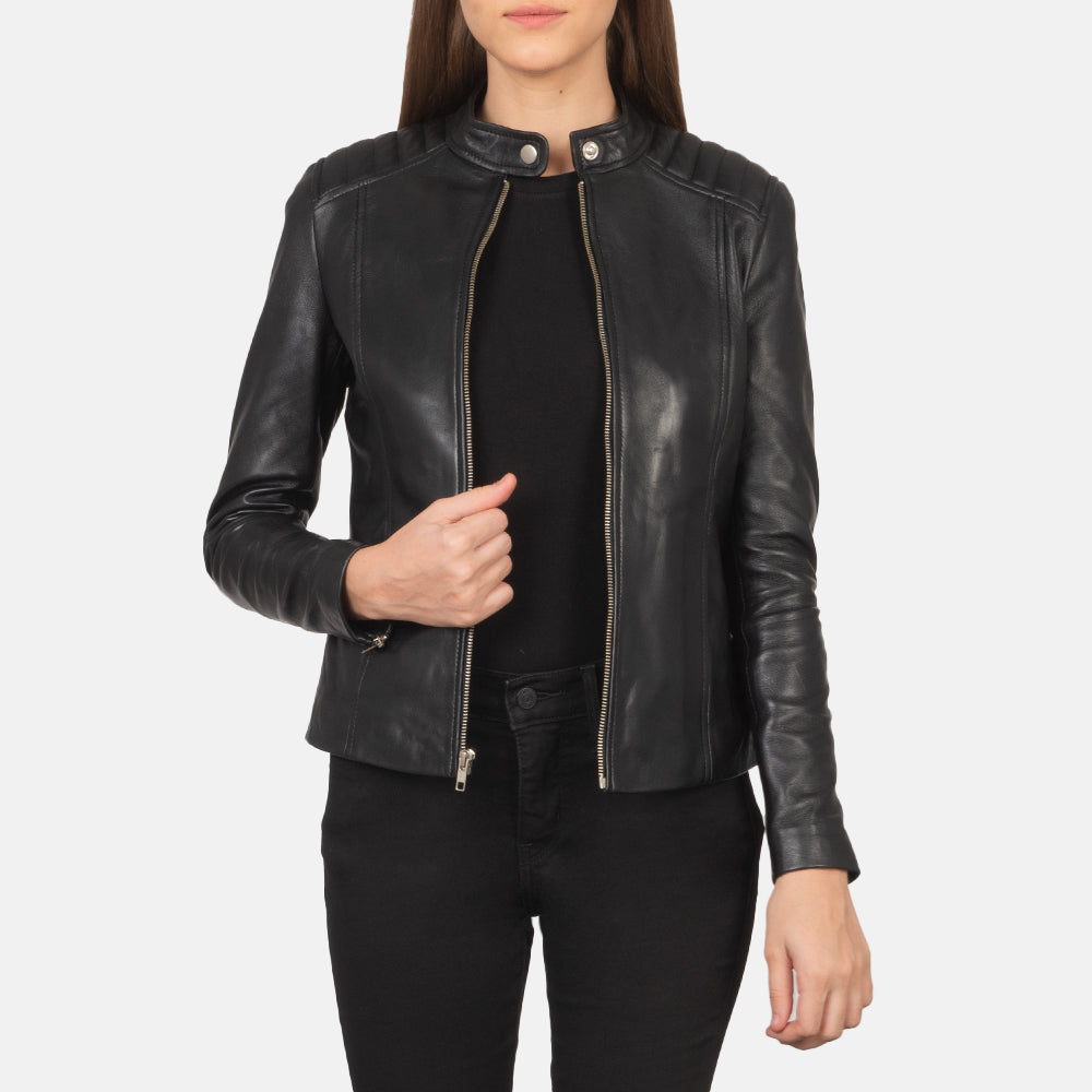 
Kelsee Giacca Biker in Pelle da Donna – alternate product view 1