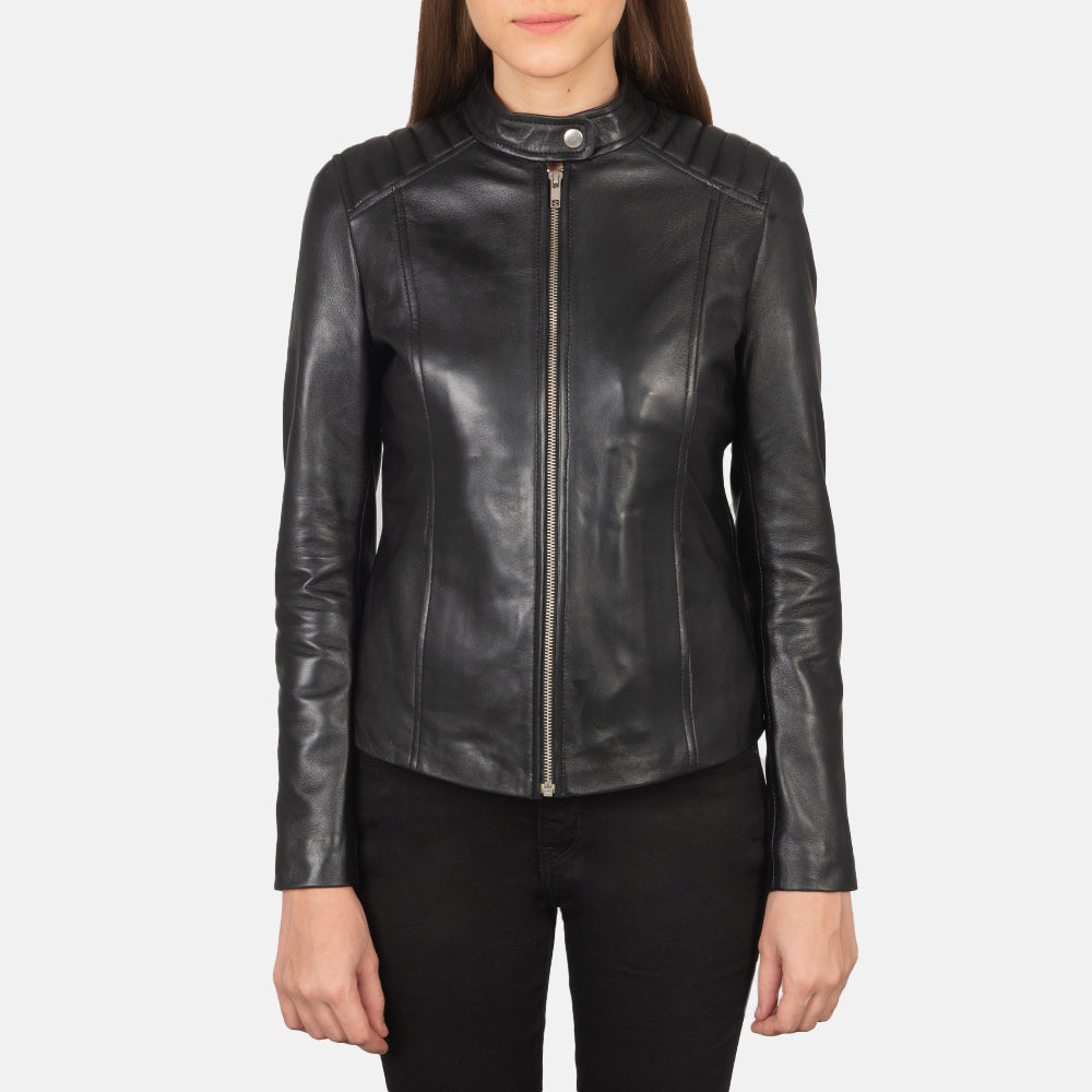 
Kelsee Giacca Biker in Pelle da Donna – alternate product view 3