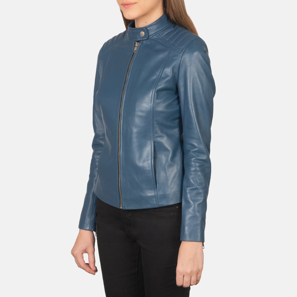 
Kelsee Giacca Biker in Pelle da Donna – alternate product view 2
