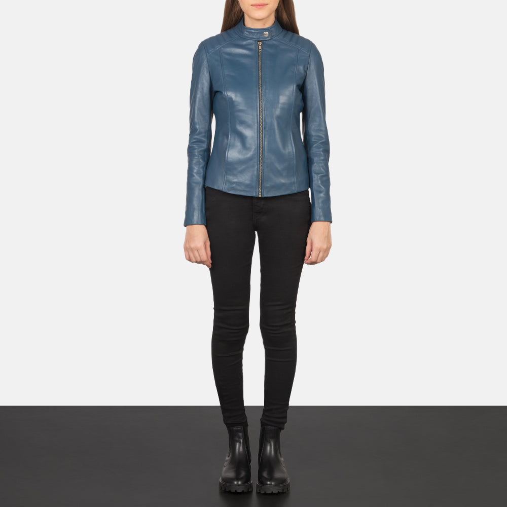 
Kelsee Giacca Biker in Pelle da Donna – alternate product view 3