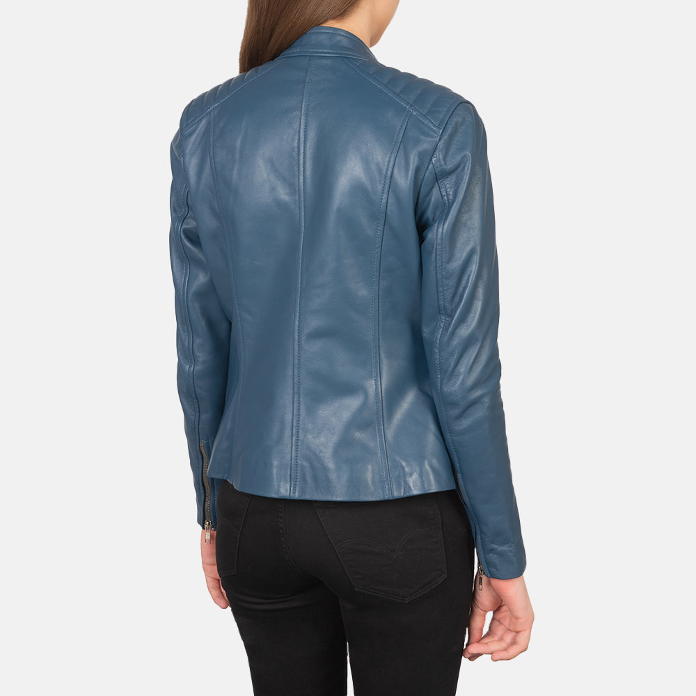 
Kelsee Giacca Biker in Pelle da Donna – alternate product view 5