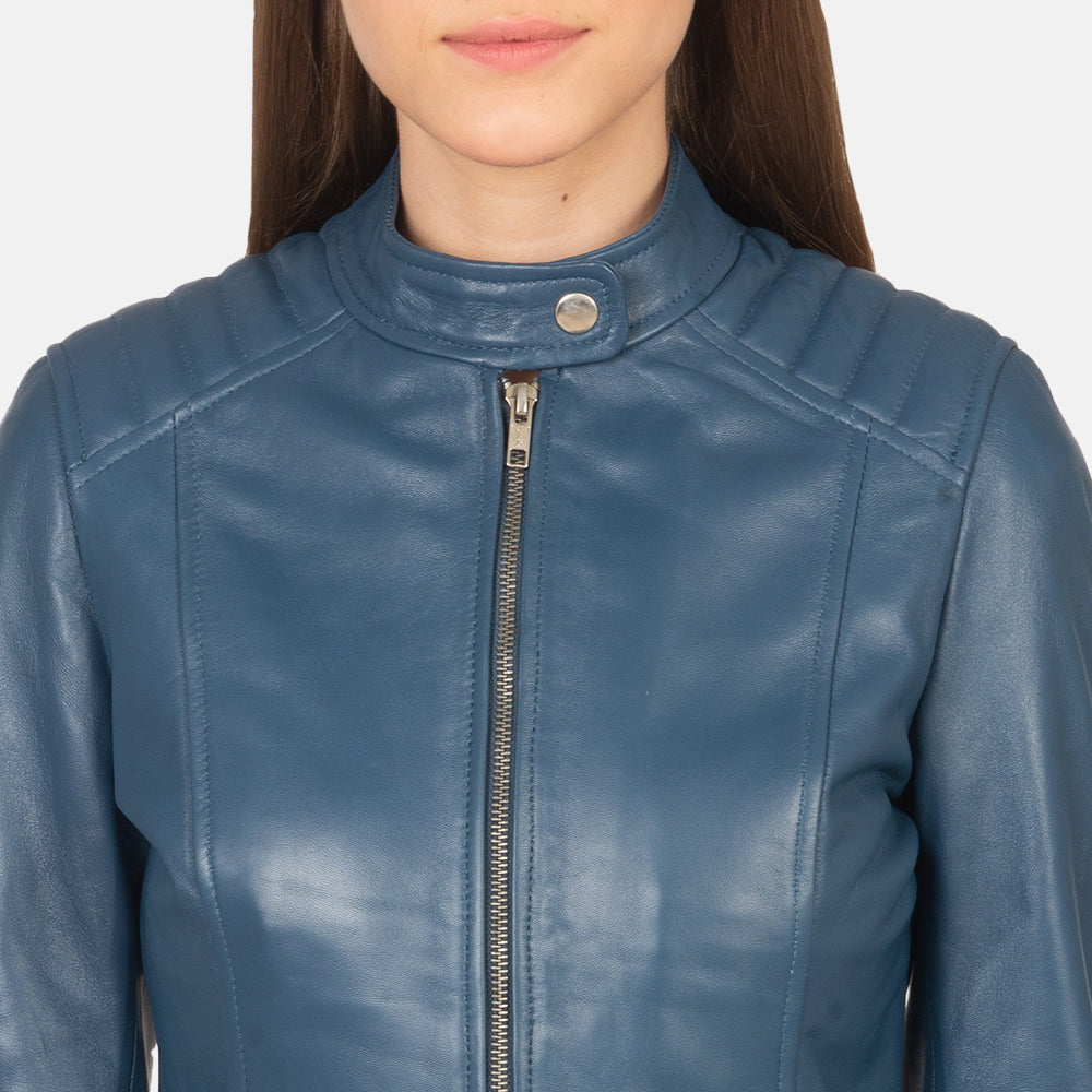 
Kelsee Giacca Biker in Pelle da Donna – alternate product view 6