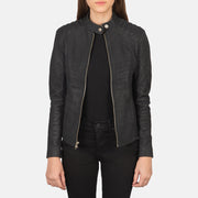 
Kelsee Giacca Biker in Pelle da Donna – alternate product view 1