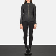 
Kelsee Giacca Biker in Pelle da Donna – alternate product view 3