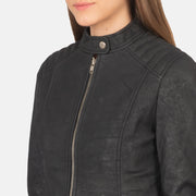 
Kelsee Giacca Biker in Pelle da Donna – alternate product view 6