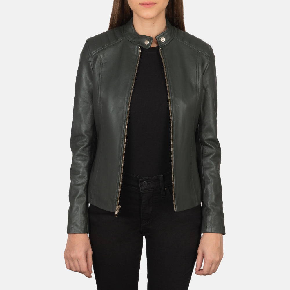 
Kelsee Giacca Biker in Pelle da Donna – alternate product view 1