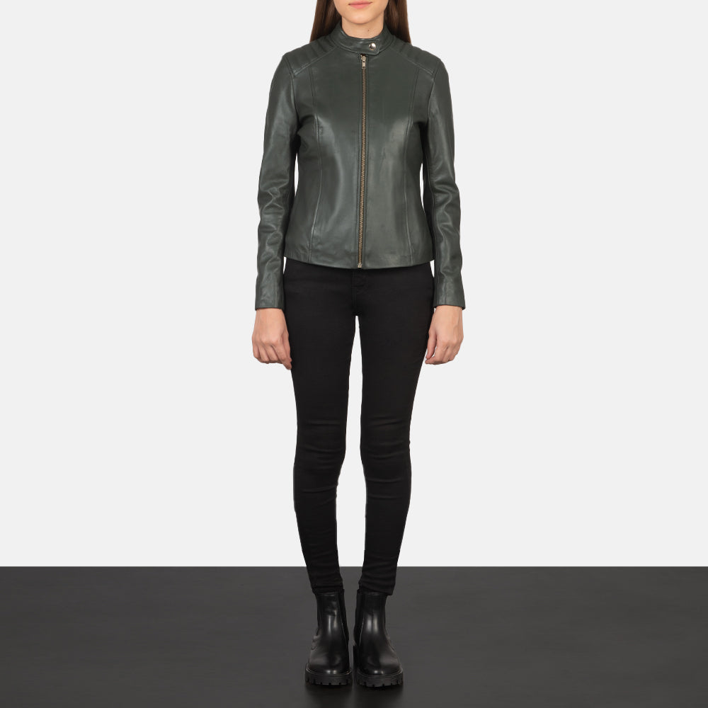 
Kelsee Giacca Biker in Pelle da Donna – alternate product view 3