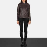 
Kelsee Giacca Biker in Pelle da Donna – alternate product view 3