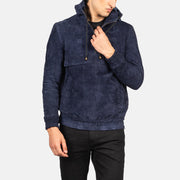 Kenton Hooded Giacca in Pelle da Uomo – Vista prodotto alternativa 4