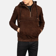 Kenton Hooded Giacca in Pelle da Uomo – Vista prodotto alternativa 1