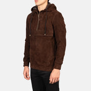 Kenton Hooded Giacca in Pelle da Uomo – Vista prodotto alternativa 2