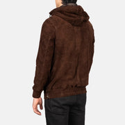 Kenton Hooded Giacca in Pelle da Uomo – Vista prodotto alternativa 5