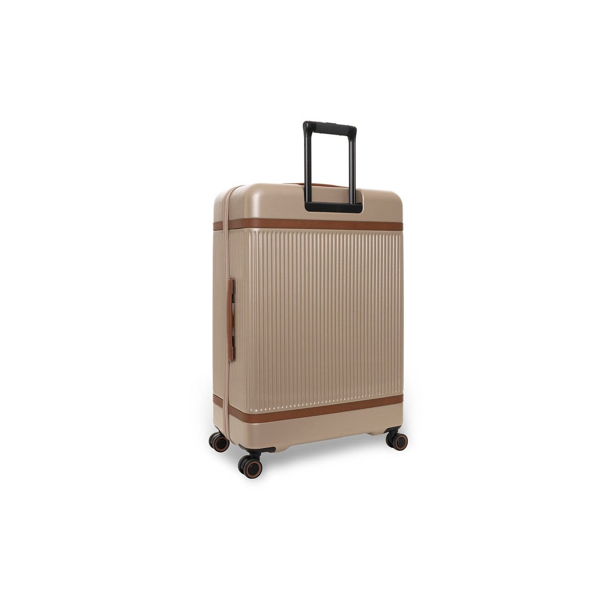 Tailored Rib Cuffs &amp; Hem Craftsmanship Construction Detail on Large Suitcase Zuna da Donna