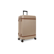 Large Suitcase Zuna da Donna in Classic 100% Full-Grain Leather - Vista frontale e linea su misura | Acquista online