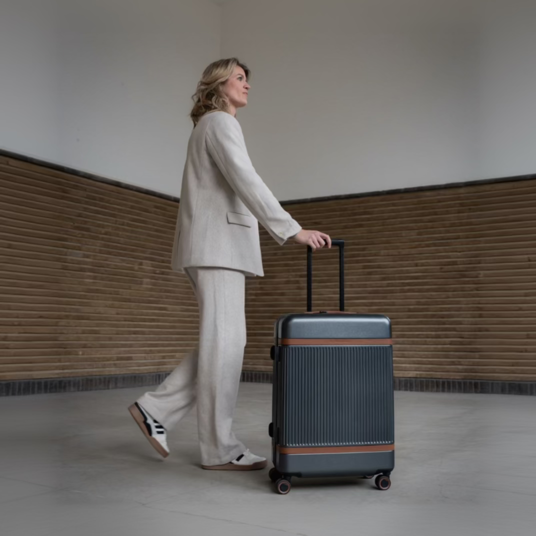Urban Graphite Large Suitcase Zuna da Donna, detail view 6