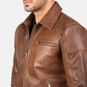 
Lavendard Giacca Biker in Pelle da Uomo – alternate product view 5