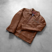 
Lavendard Giacca Biker in Pelle da Uomo – alternate product view 7