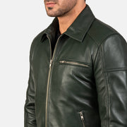 
Lavendard Giacca Biker in Pelle da Uomo – alternate product view 5