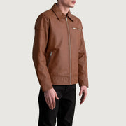 
Lavendard Giacca Biker in Pelle da Uomo – alternate product view 2