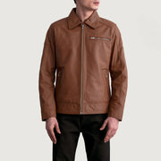 
Lavendard Giacca Biker in Pelle da Uomo – alternate product view 3