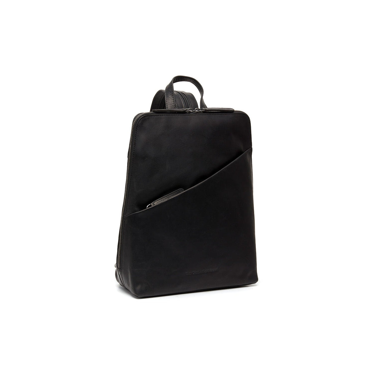 Amanda Full-Grain Leather Backpack da Donna in Classic 100% Full-Grain Leather - Full Exterior Front Profile View | Acquista online