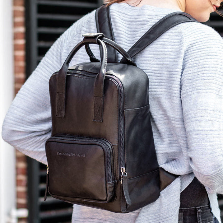 Bellary Full-Grain Leather Backpack da Donna