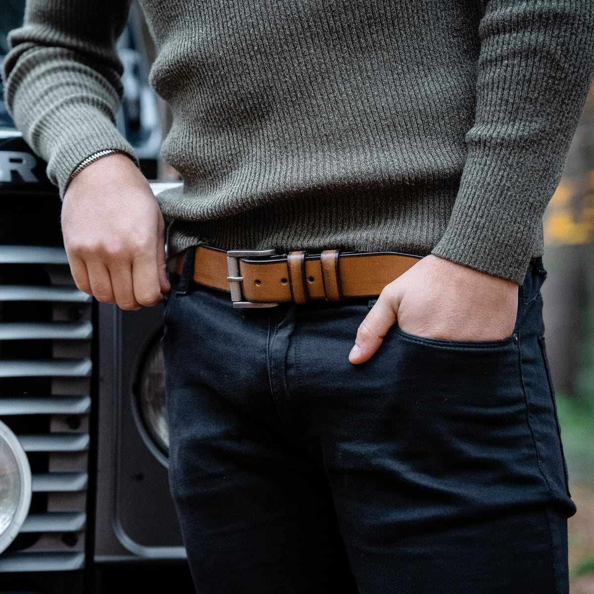 
Aayden Pelle Pieno Fiore Belt da Uomo – alternate product view 3