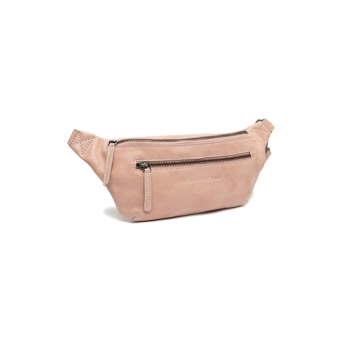 
Vintage Rose Leather Belt Bag Severo, front view