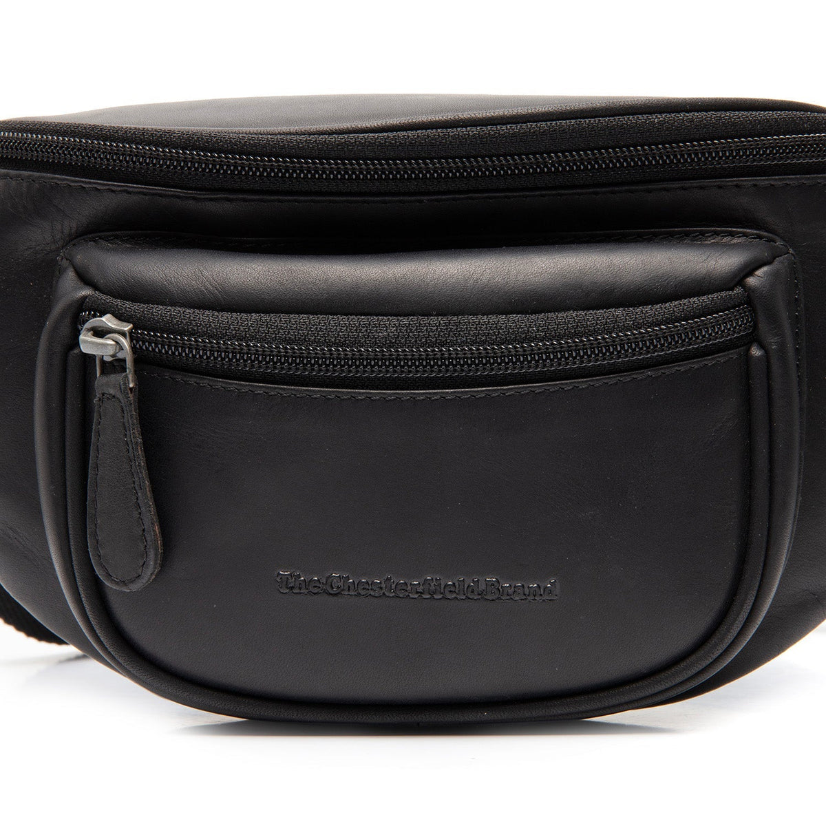 Vernio Full-Grain Cintura in Pelle Bag da Donna - Structured Side Profile Showing Gusset Depth &amp; Expansion Capacity