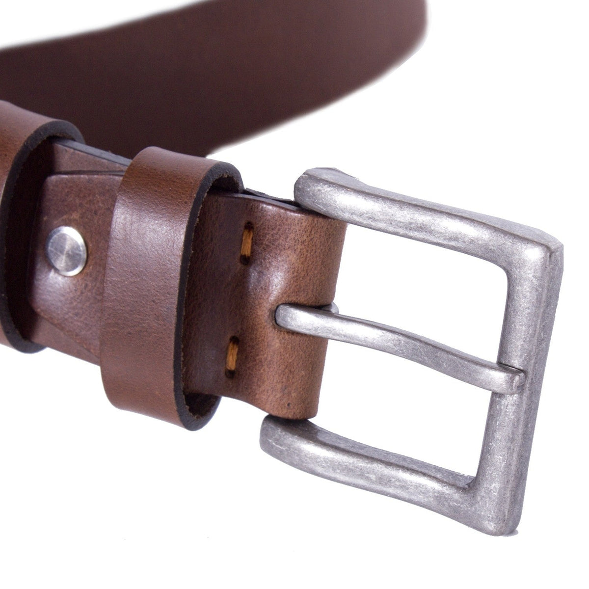 Brandon Full-Grain Cintura in Pelle da Uomo – Vista prodotto alternativa 2