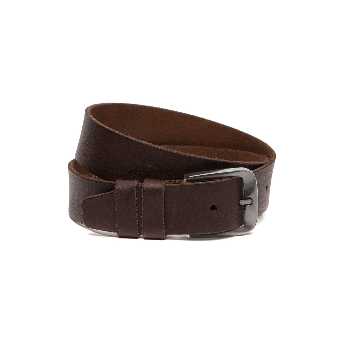 Solid Antique Brass Hardware &amp; Heavy-Duty Dual Zipper Detail on Copper Full-Grain Cintura in Pelle da Uomo