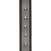 
Solid Antique Brass Hardware & Heavy-Duty Dual Zipper Detail on Manovo Pelle Pieno Fiore Belt da Uomo