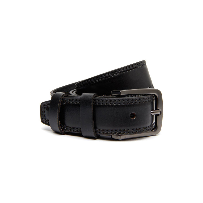 Manovo Pelle Pieno Fiore Belt da Uomo