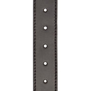Solid Antique Brass Hardware &amp; Heavy-Duty Dual Zipper Detail on Cuoioaro Full-Grain Cintura in Pelle da Uomo