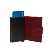 Hannover Full-Grain Leather Card Holder da Donna – Vista prodotto alternativa 3